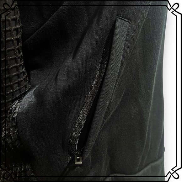 ADIDAS Lightweight Athletic Partial Mesh Bomber Jacket - Size M / NWOT - Picture 9 of 12